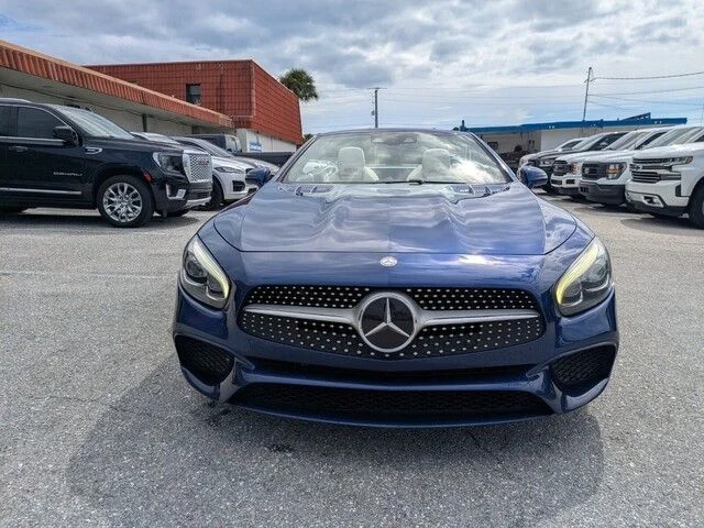 Used 2017 Blue Mercedes-Benz SL 450 image 2