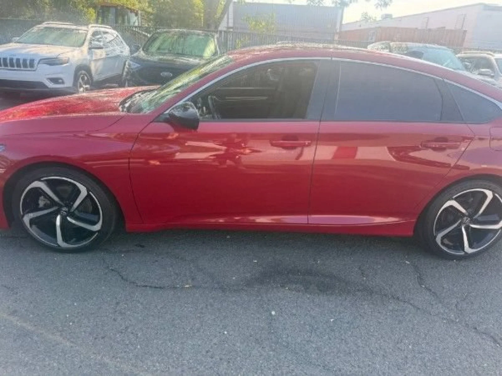 Certified Used 2022 Radiant Red Metallic Honda Sport SE image 12