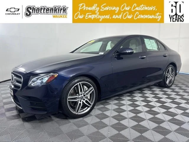 Used 2020 Blue Mercedes-Benz E 350 image 1