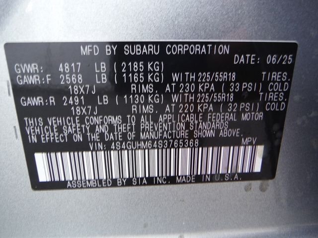 Used 2025 Silver Subaru Limited image 49