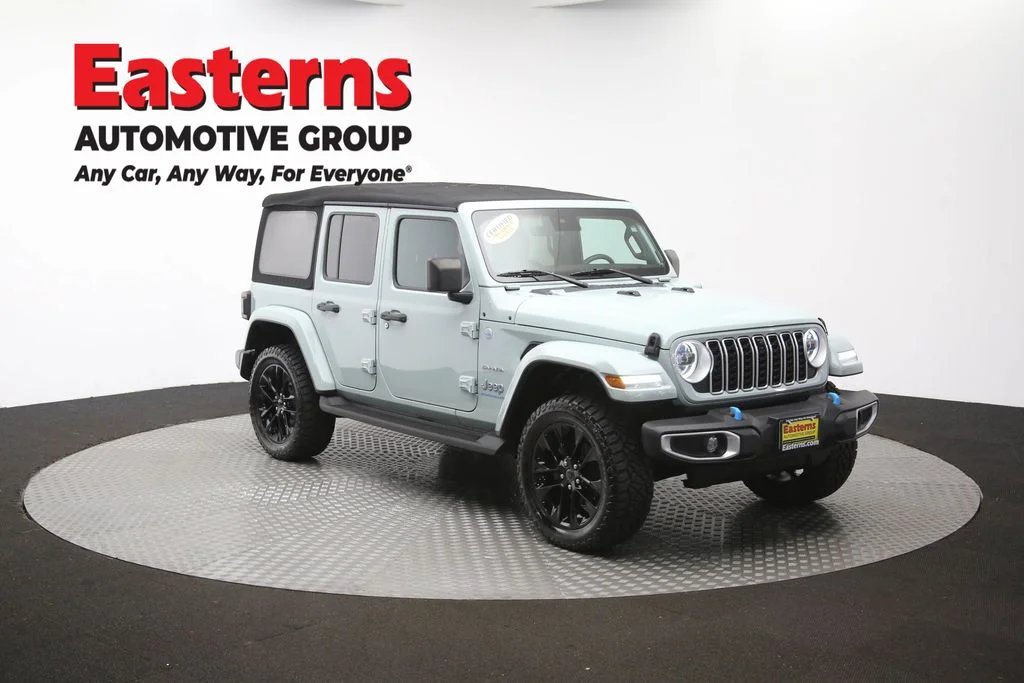 Used 2024 Gray Jeep Sahara 4xe image 49