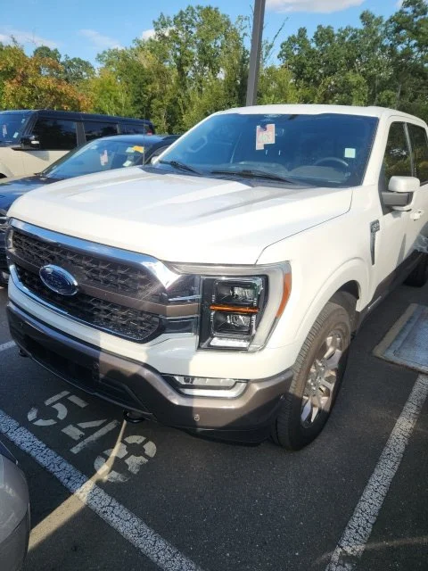 Used 2021 White Ford King Ranch image 1