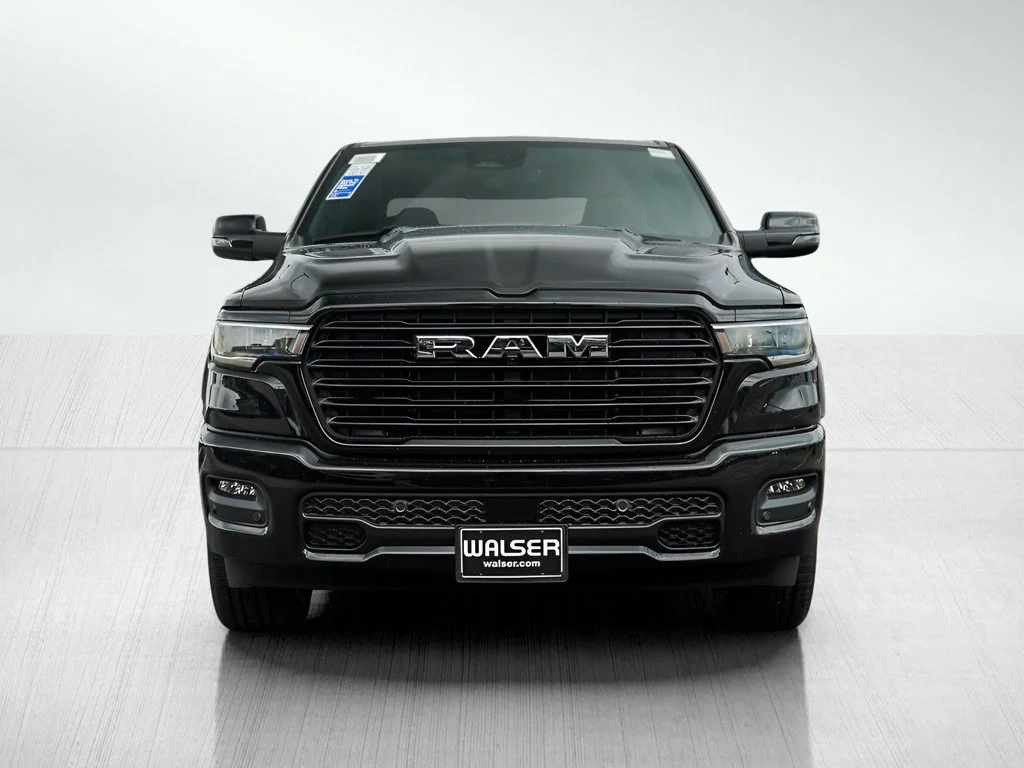 New 2026 Diamond Black Crystal Pearlcoat RAM LARAMIE image 2