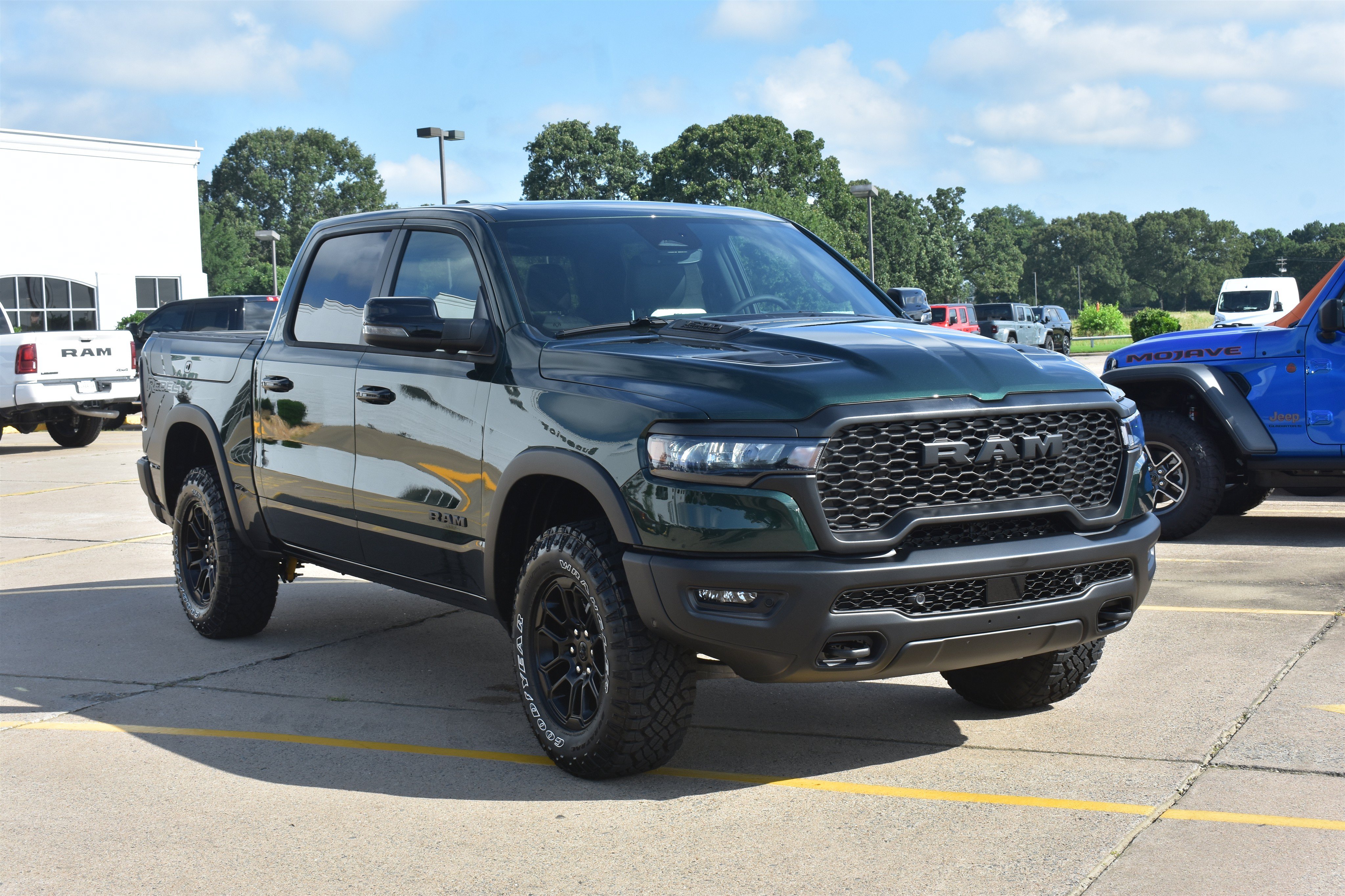 New 2026 Serrano-Green Metallic Exterior Paint RAM Rebel image 3
