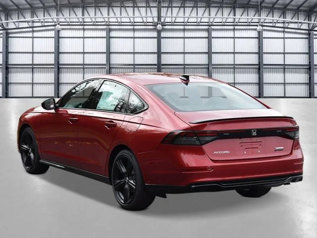 New 2026 Radiant Red Metallic Honda Sport-L Hybrid image 3