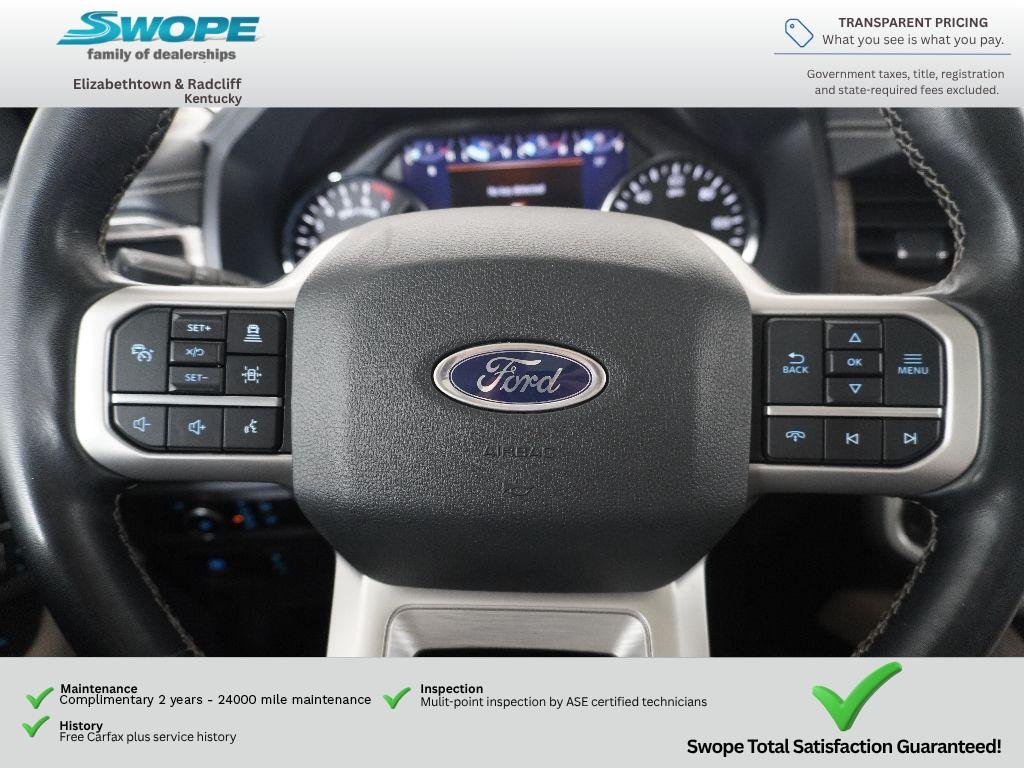 Used 2024 Dark Matter Gray Metallic Ford Limited image 21