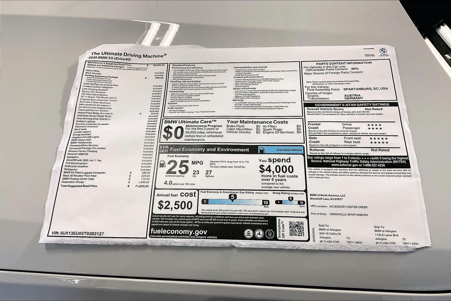 New 2026 Alpine White BMW sDrive40i image 19