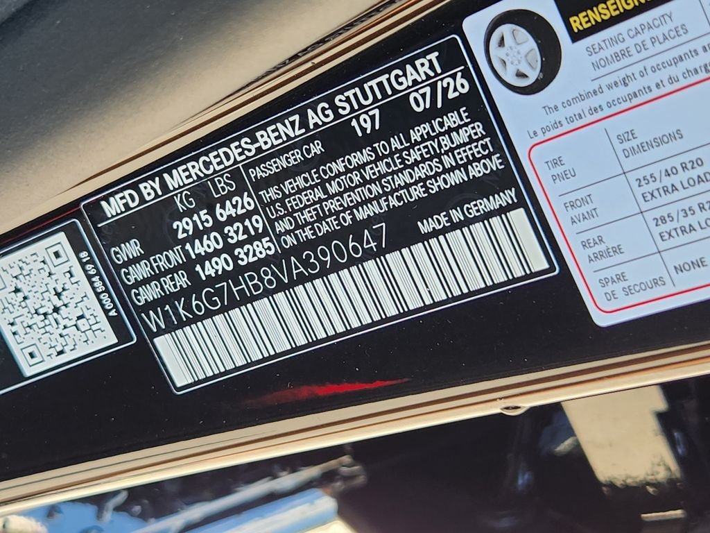 New 2027 Obsidian Black Metallic Mercedes-Benz S 580 4MATIC® image 11