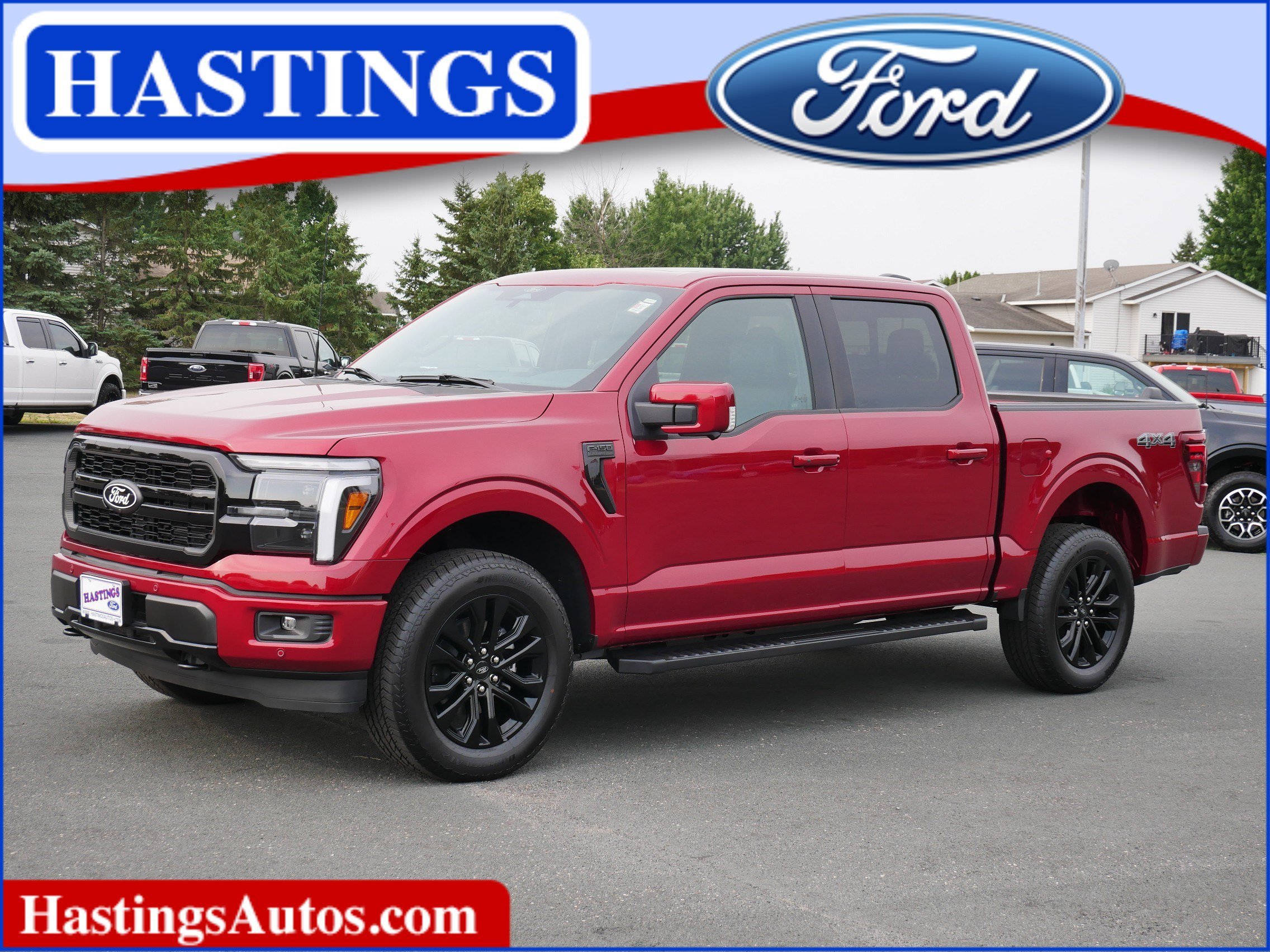 New 2026 Ruby Red Metallic Tinted Clearcoat Ford Lariat® image 1
