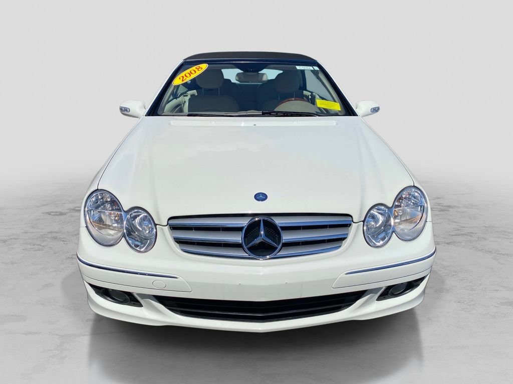 Used 2008 White Mercedes-Benz CLK 350 image 8