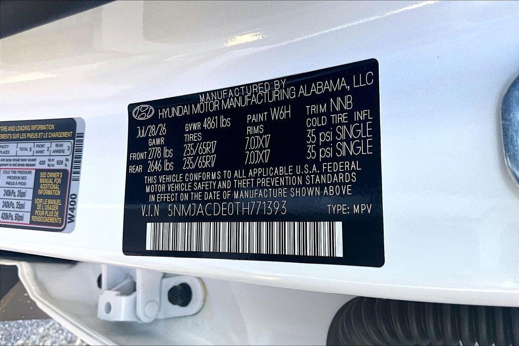 New 2026 White Pearl Hyundai SE image 16