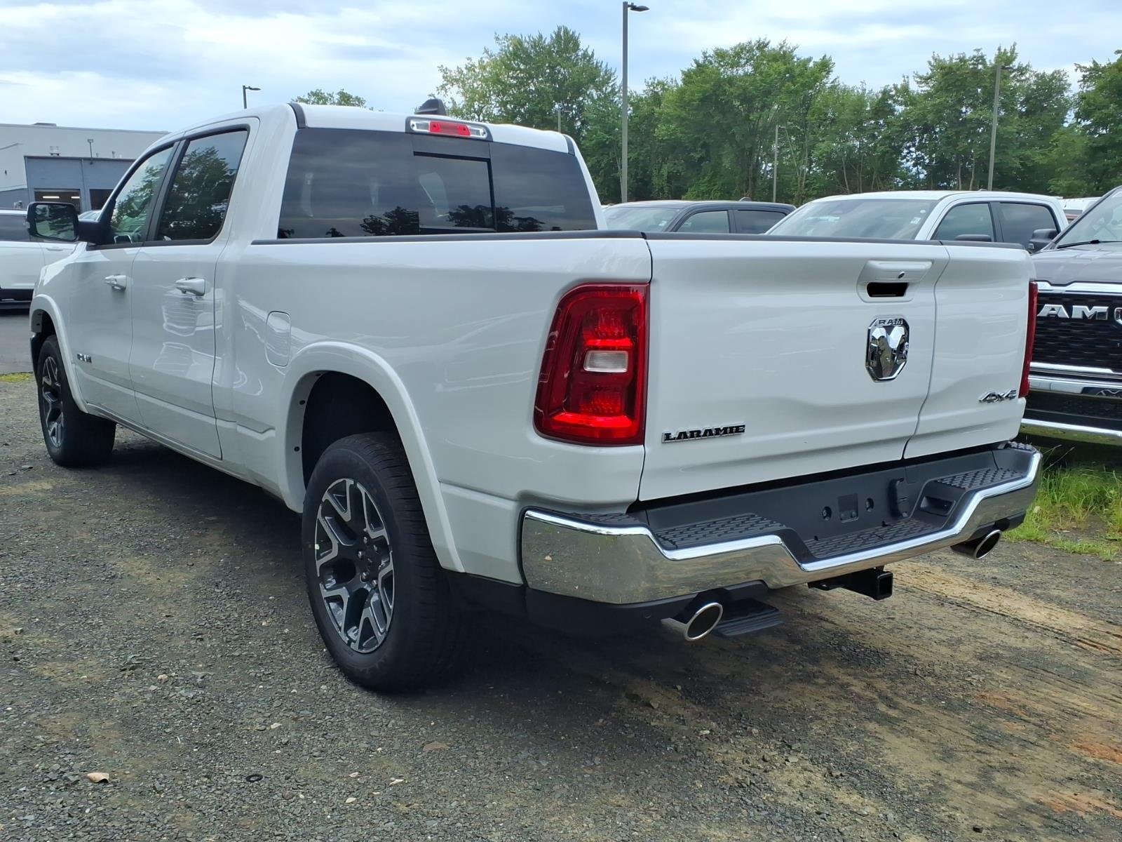 New 2026 Bright White Clear-Coat Exterior Paint RAM Laramie image 4