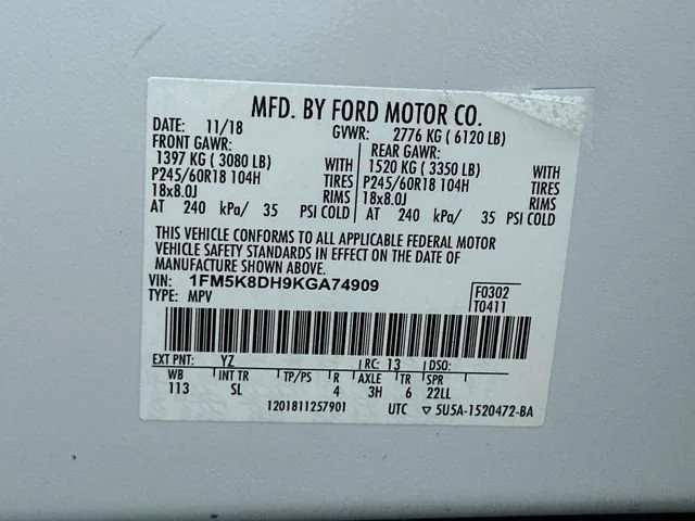 Used 2019 Oxford White Ford XLT image 30