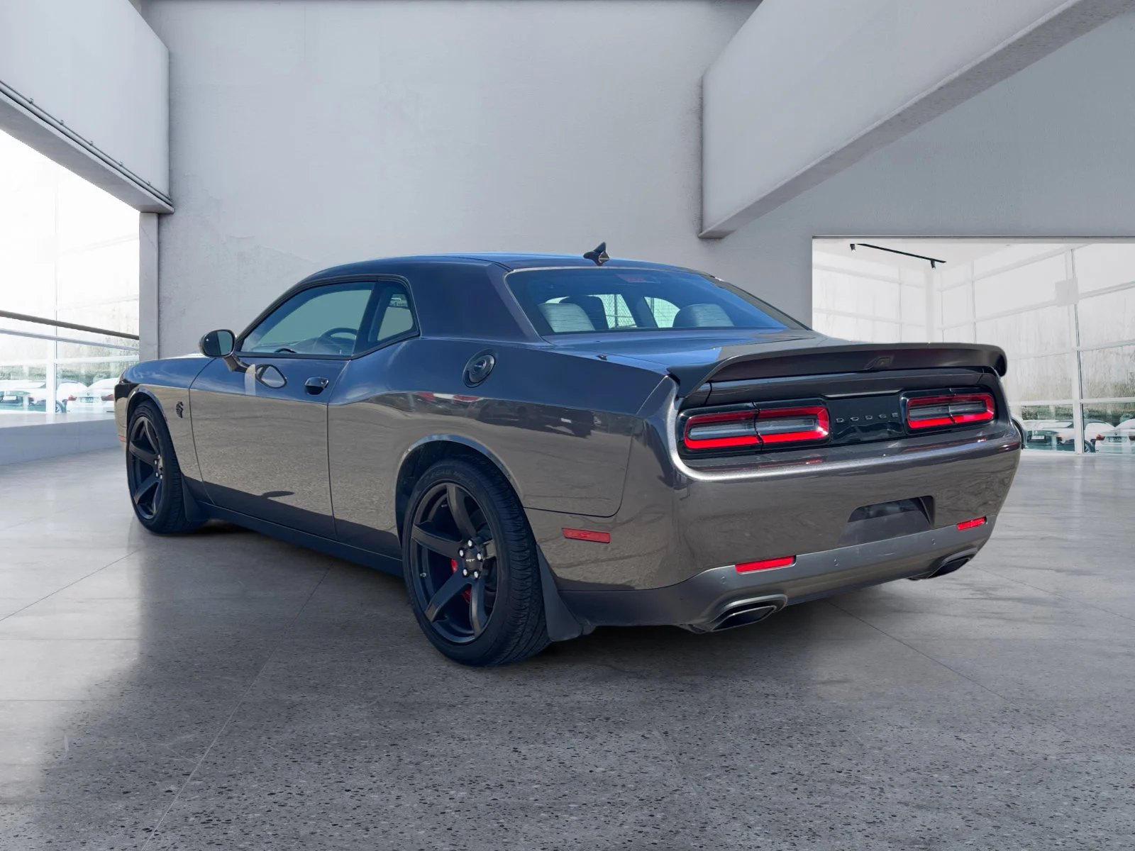 Used 2022 Granite Crystal Metallic Dodge SRT Hellcat image 3