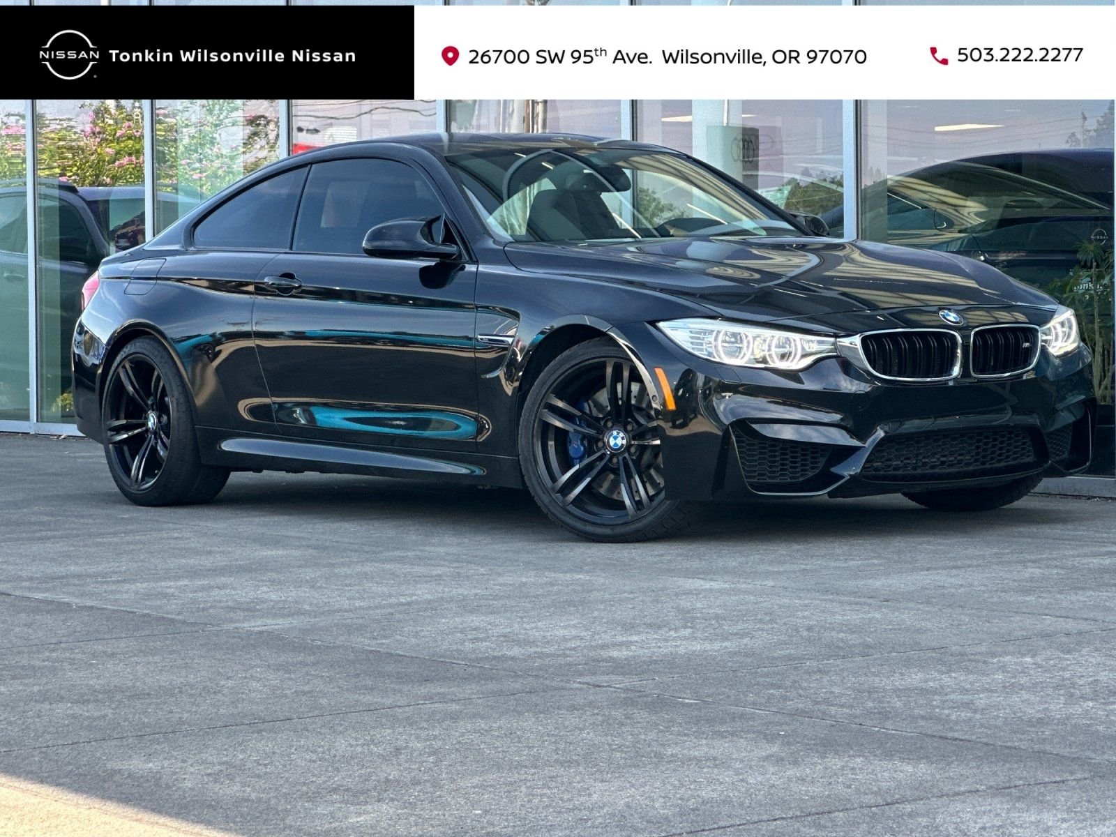 Used 2015 Black Sapphire Metallic BMW Base image 1