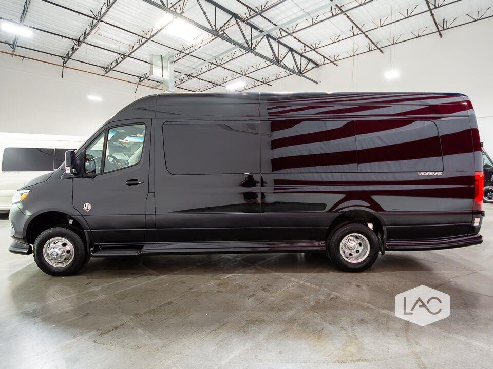 New 2024 Black Blue Mercedes-Benz 3500XD HIGH ROOF I4 DIESE image 34