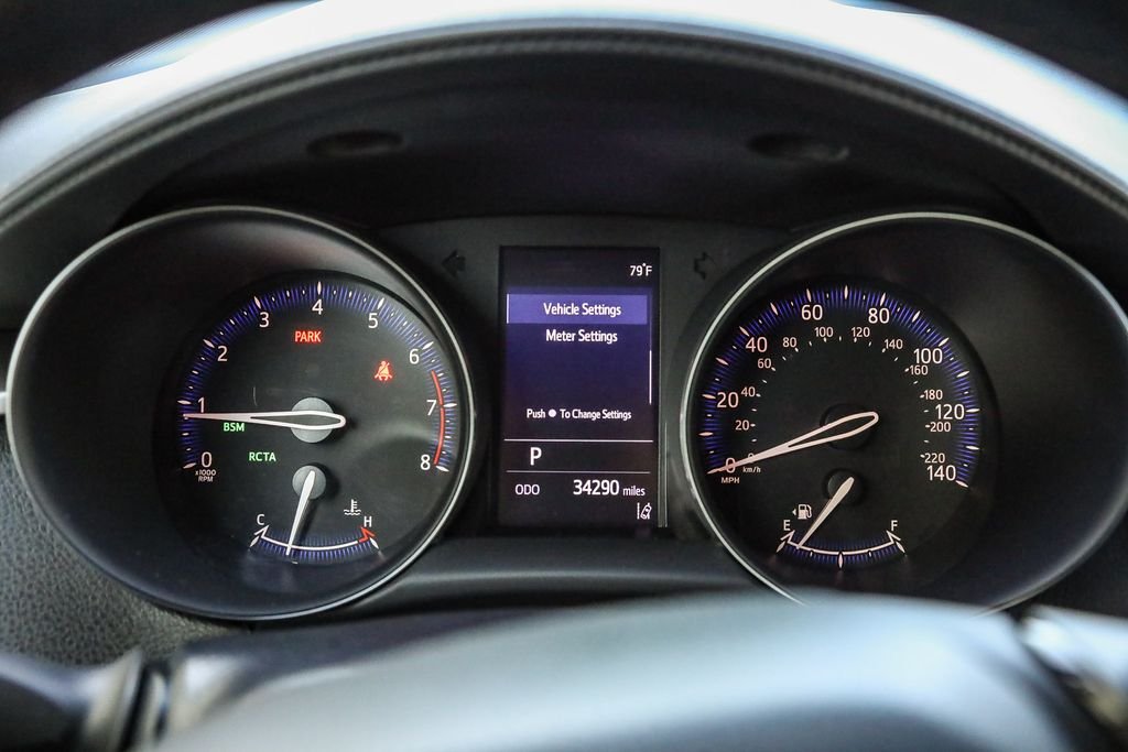 Used 2019 Black Sand Pearl Toyota XLE image 24