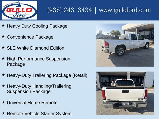 Used 2012 White Diamond Clearcoat GMC SLE image 10