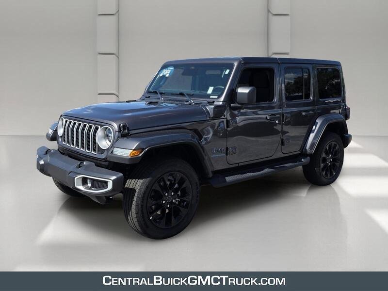 Used 2025 Crystal Metallic JEEP SAHARA 4X4 image 1