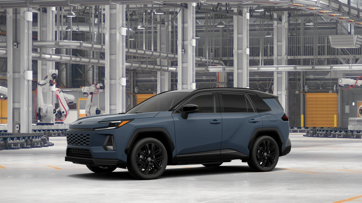 New 2026 Storm Cloud with Midnight Black Metallic roof Toyota XSE image 2