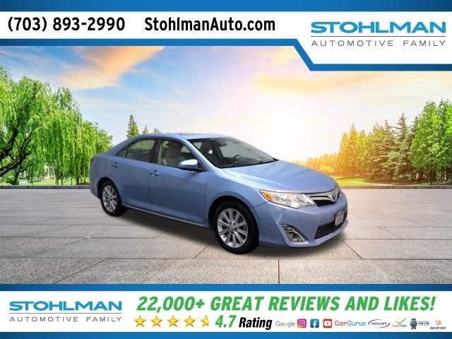 Used 2012 Toyota Camry XLE with VIN 4T1BK1FK6CU502053 for sale in Tysons, VA