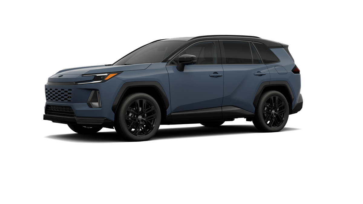 New 2026 Storm Cloud with Midnight Black Metallic roof Toyota XSE image 2