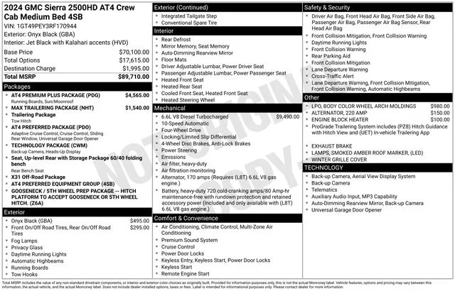 Used 2024 Black GMC AT4 image 37