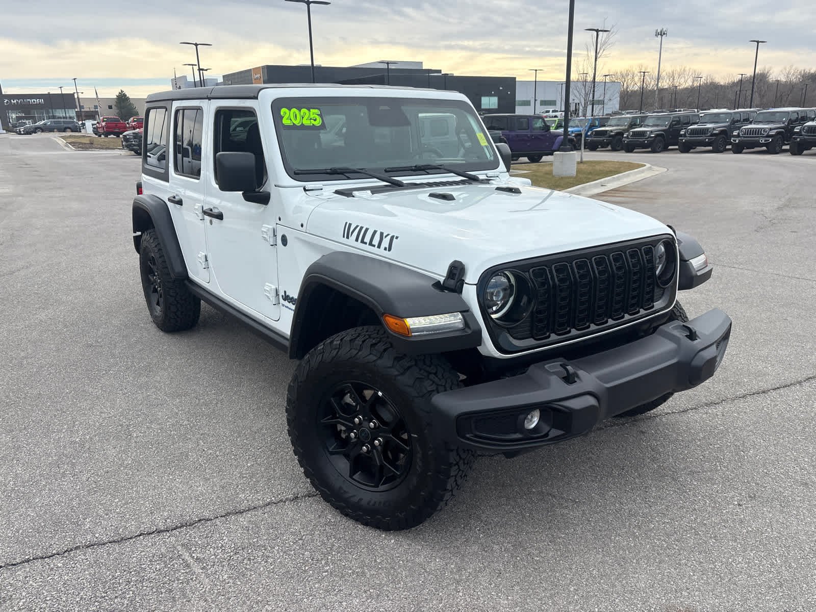 Used 2025 Jeep Wrangler 4xe Willys 4XE with VIN 1C4RJXN64SW577401 for sale in Kansas City