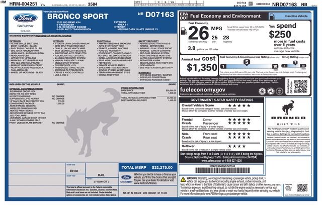 Used 2022 Blue Ford Big Bend image 9