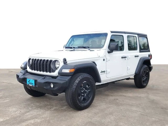 New 2026 Bright White Clear-Coat Exterior Paint Jeep Sport image 2