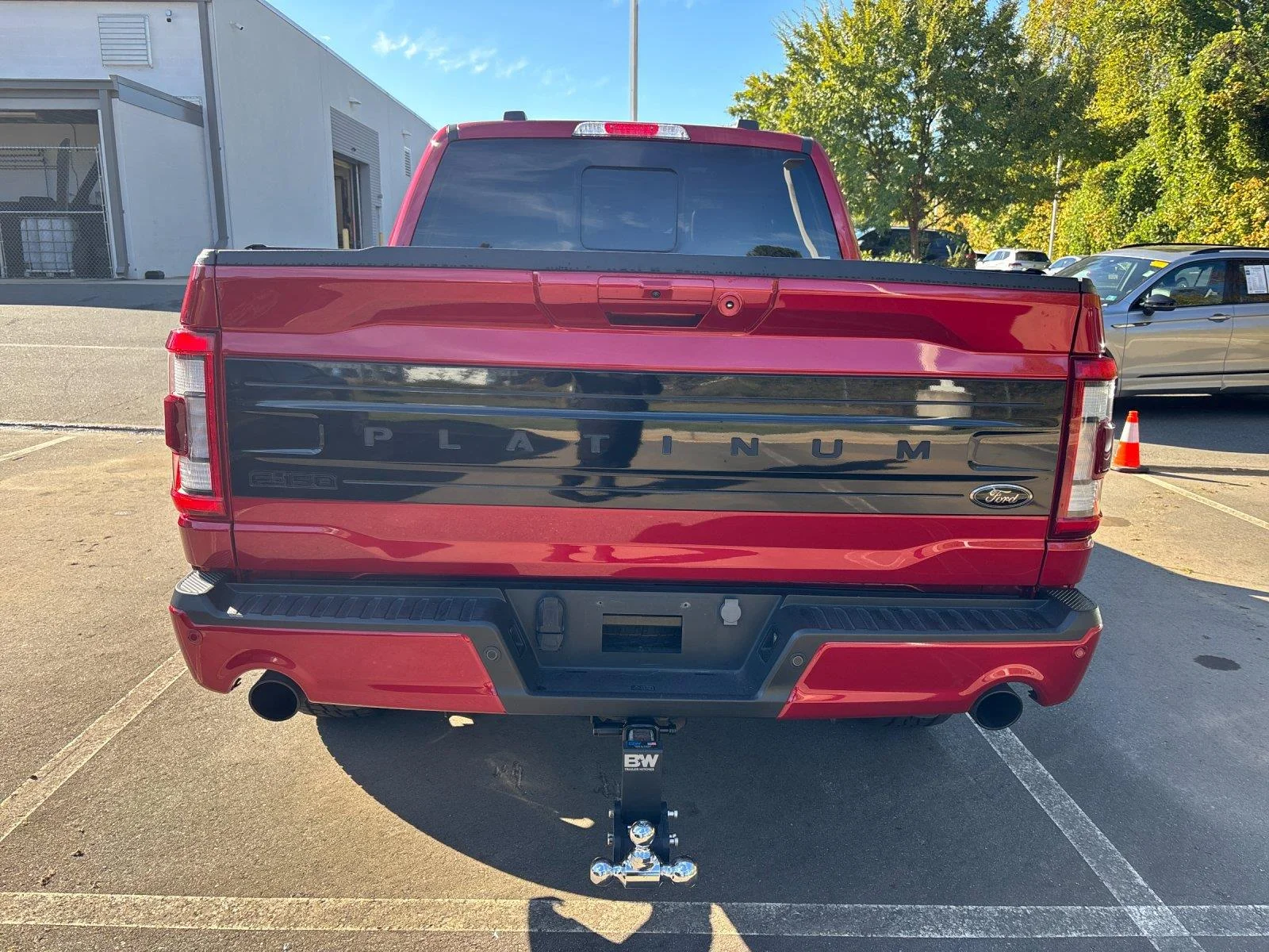 Used 2023 Rapid Red Metallic Tinted Clearcoat Ford Platinum image 4