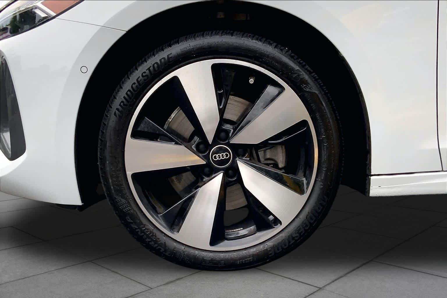 Used 2025 Glacier White Metallic Audi Premium Plus image 11