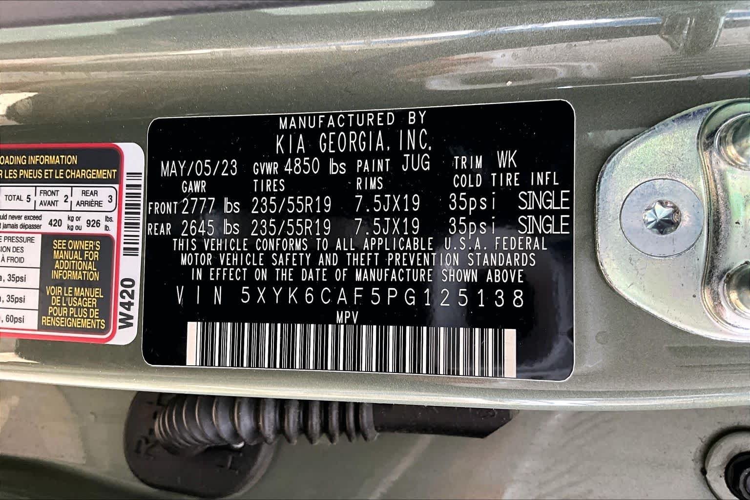 Used 2023 Jungle Green Kia X-Line image 35