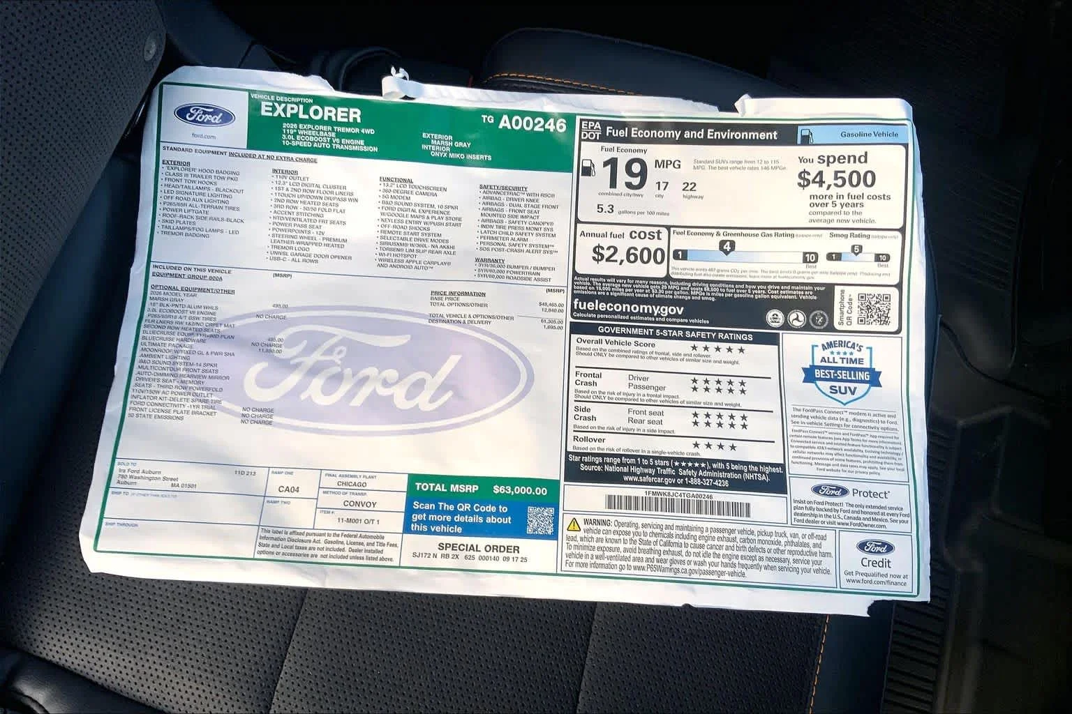 Used 2026 Gray Ford Tremor image 18