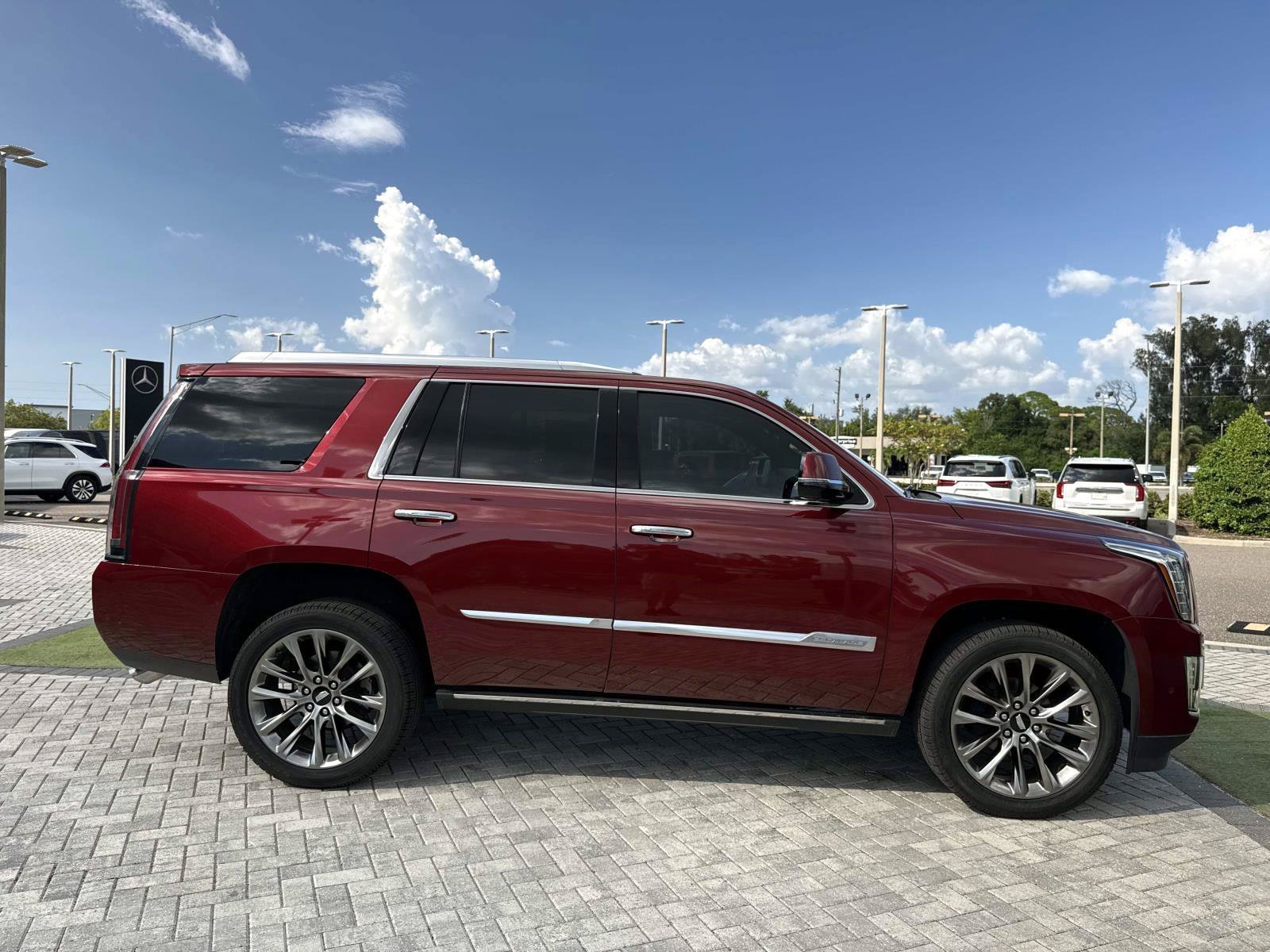 Used 2019 Red Passion Tintcoat CADILLAC Platinum Edition image 6