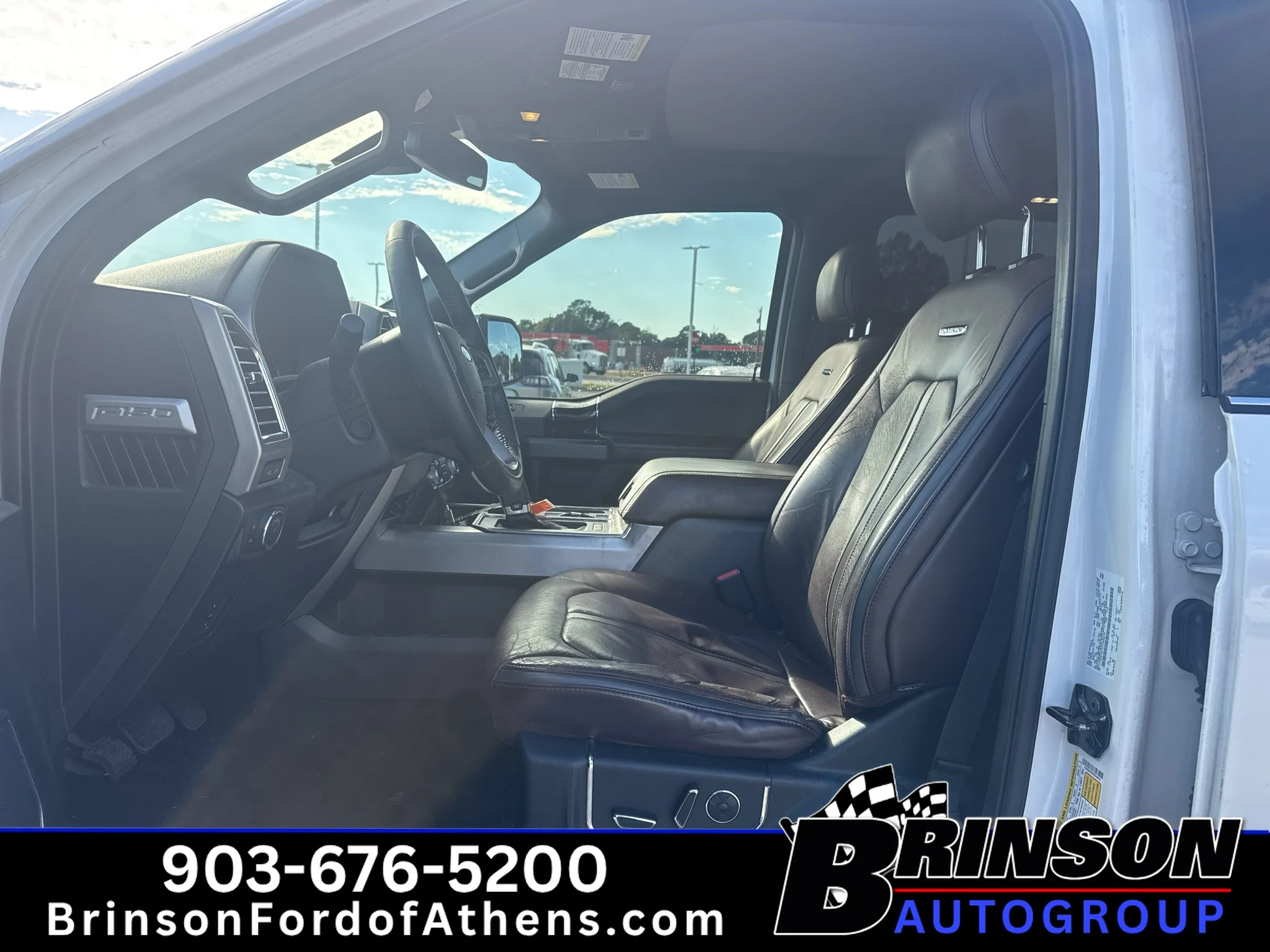 Used 2015 White Platinum Metallic Tri-Coat Ford Platinum image 11