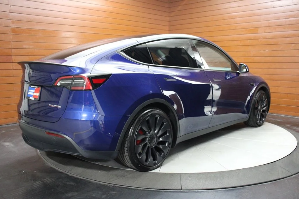 Used 2023 Deep Blue Metallic Tesla Performance image 20