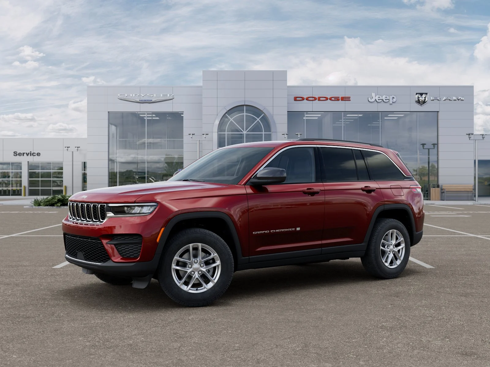 New 2026 Velvet Red Pearl-Coat Exterior Paint Jeep Laredo image 27