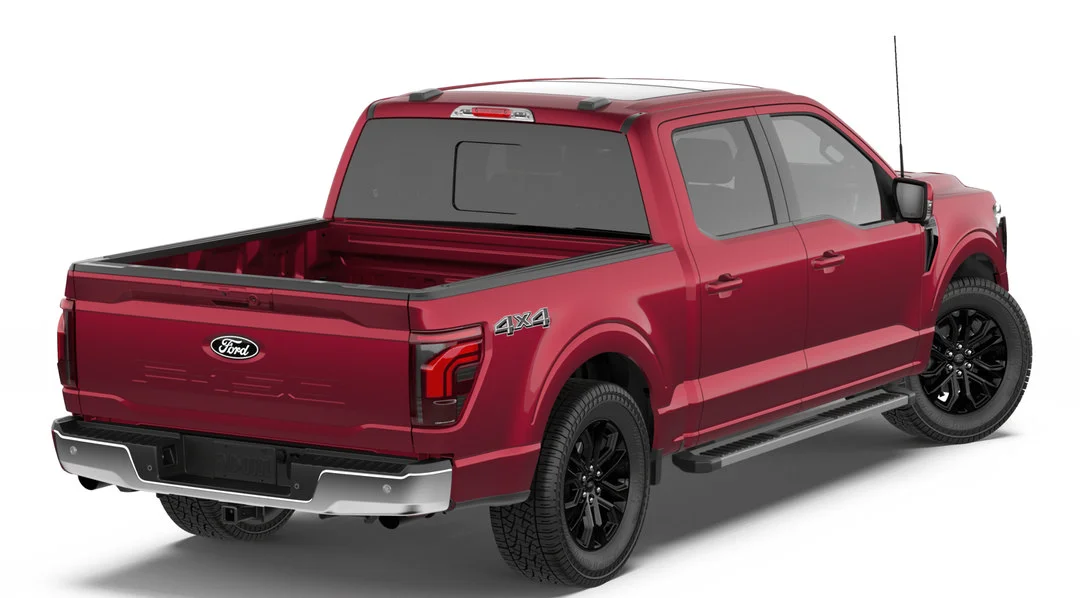 New 2026 RUBY RED METALLIC TINTED CC Ford Lariat image 3