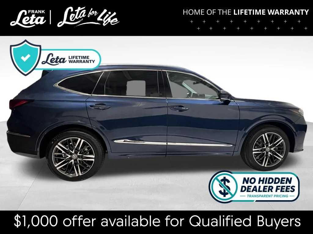 New 2026 Canyon River Blue Metallic Acura Advance Package image 9