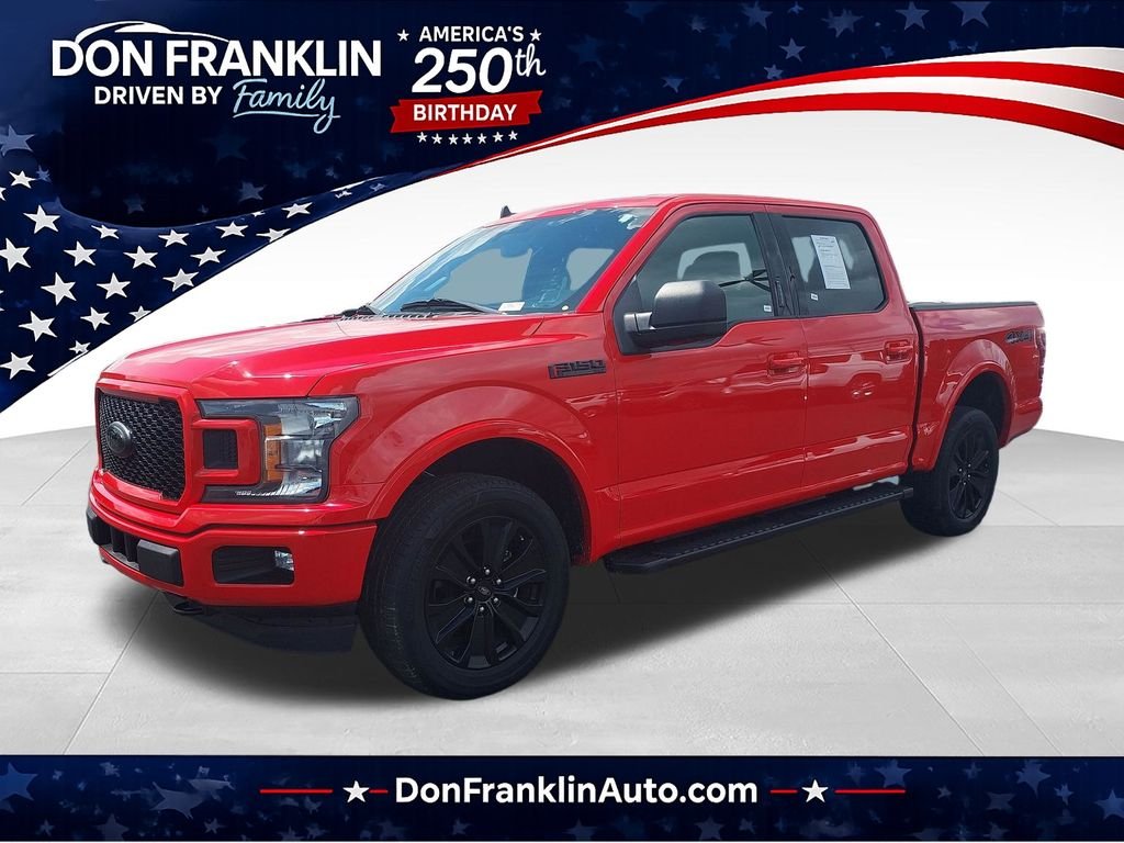 Used 2020 Red Ford XLT image 1