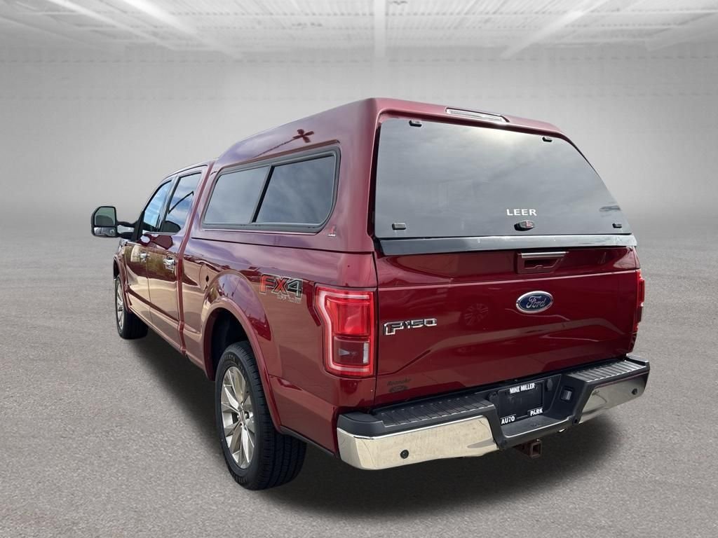 Used 2017 Ruby Red Metallic Tinted Clearcoat Ford Lariat image 3