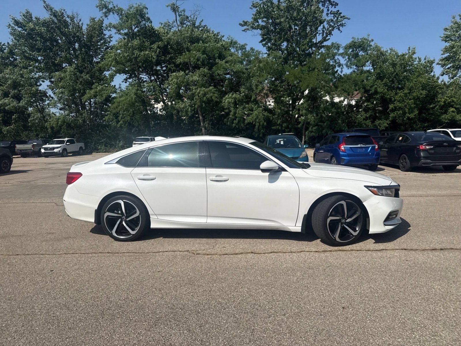 Used 2019 Platinum White Pearl Honda Sport 2.0T image 22