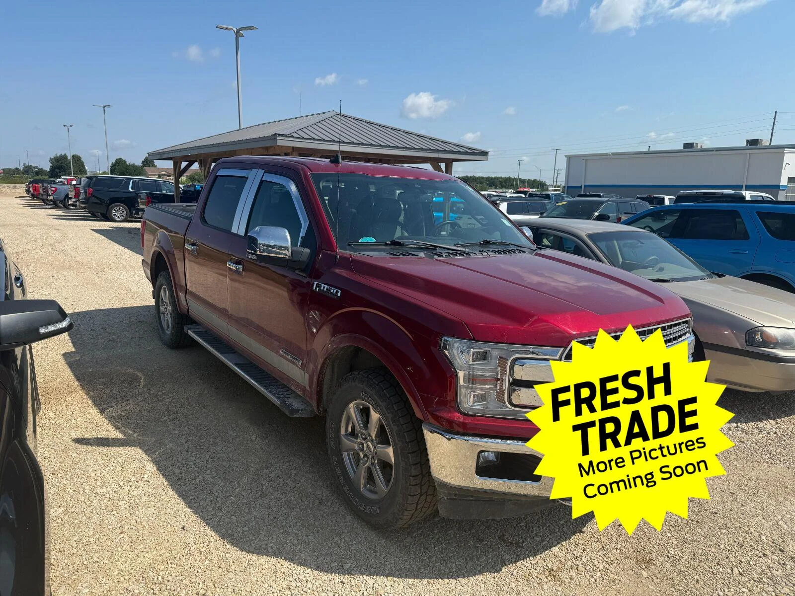 Used 2019 Ruby Red Metallic Tinted Clearcoat Ford LARIAT image 6