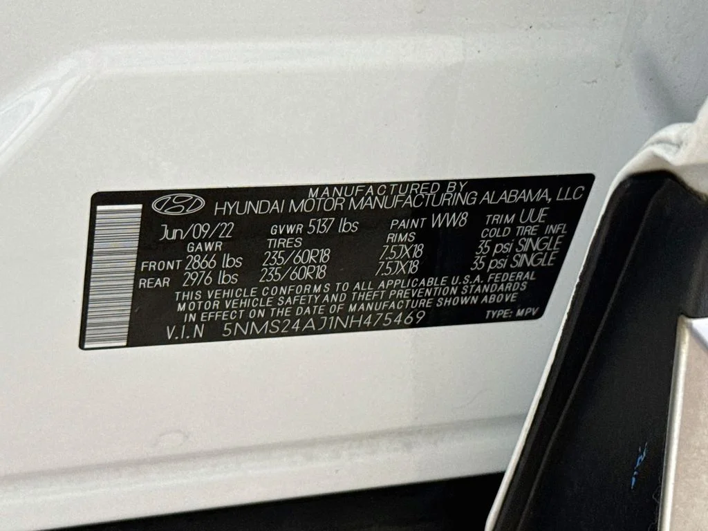 Used 2022 Quartz White Hyundai SEL image 31