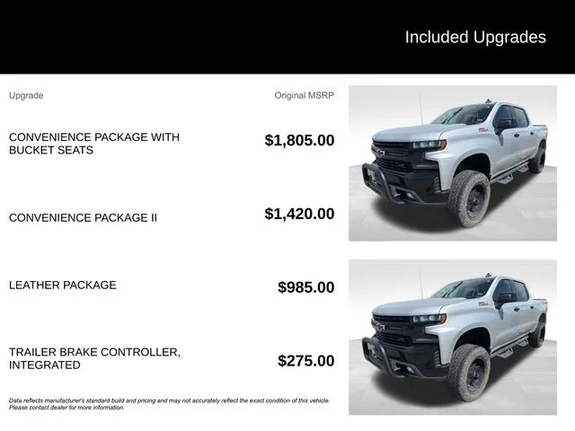 Used 2020 Silver Chevrolet LT Trail Boss image 4