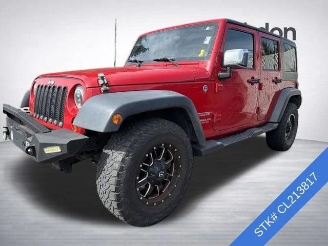 Used 2012 Flame Red Jeep Sport image 3
