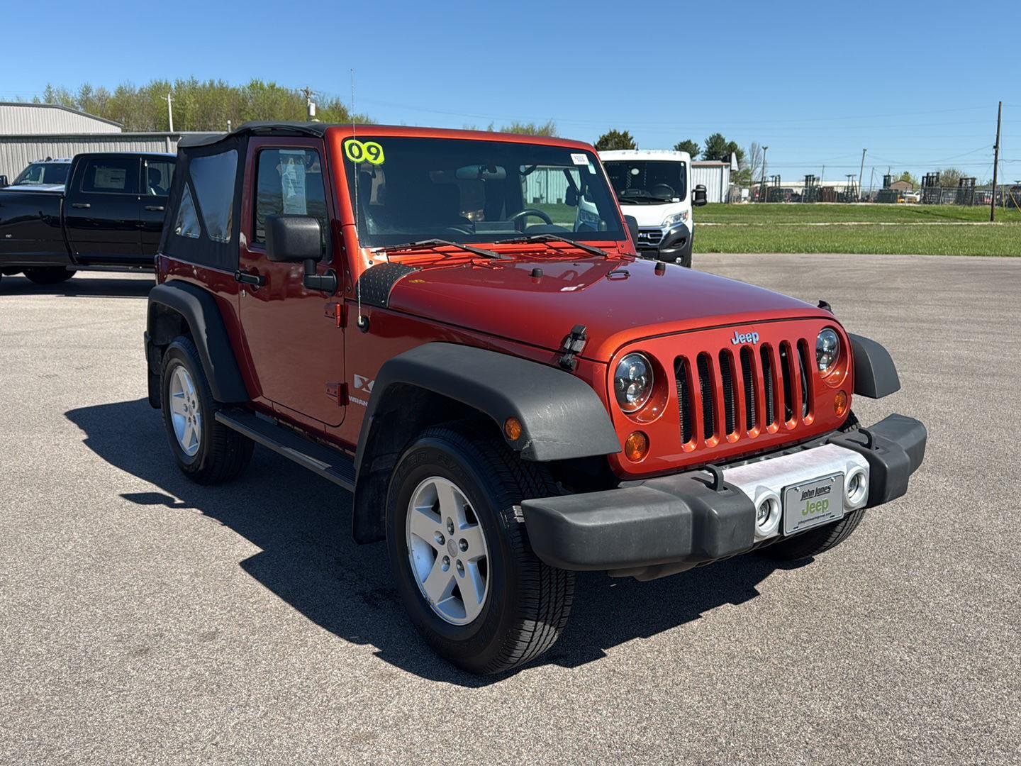 Used 2009 Jeep Wrangler X with VIN 1J4FA24169L771607 for sale in Corydon, IN