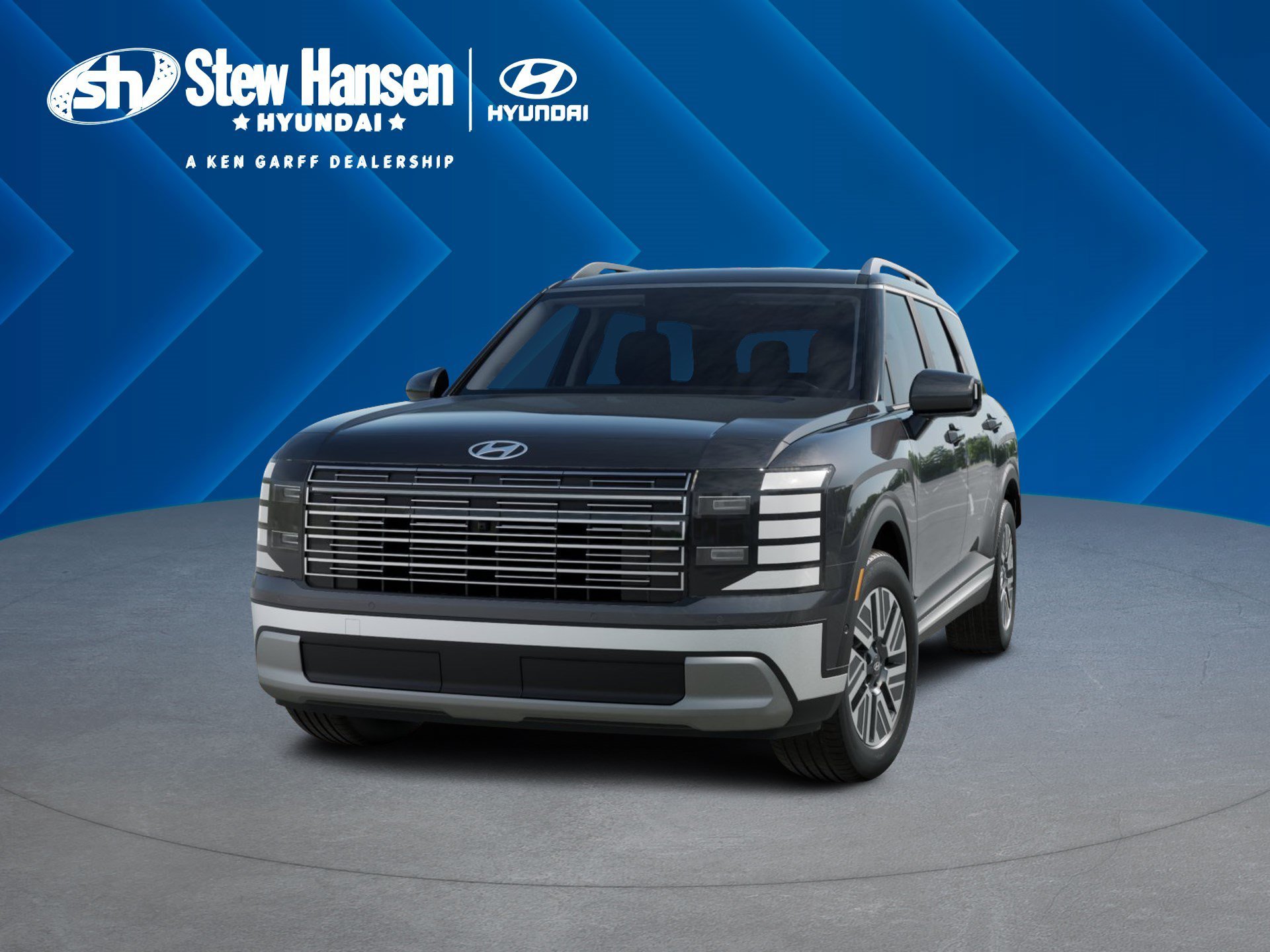 New 2026 Classy Blue Pearl Hyundai SEL Premium 8P image 1