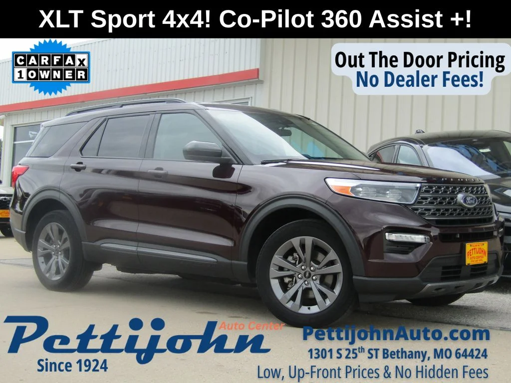 Used 2023 Red Metallic Ford XLT image 1